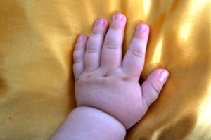 Baby Handprint Keepsake