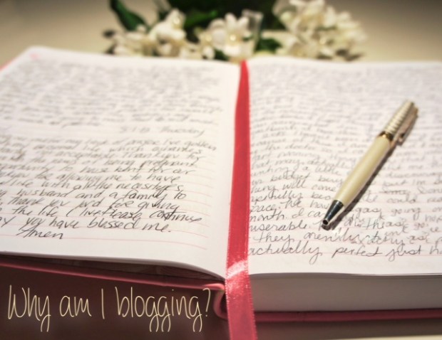 Why am I blogging?