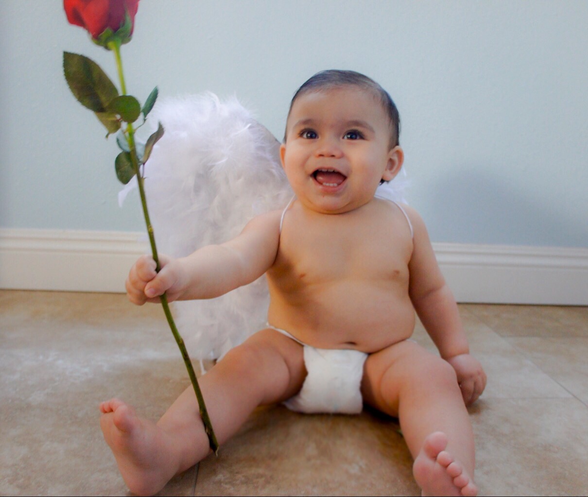 DIY Baby Cupid Wings